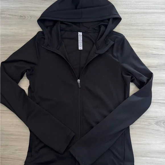 RBX Black Full-Zip Workout Jacket - Picture 2 of 2